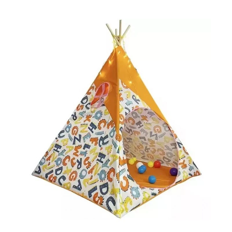 Детска палатка за игра Типи, Форма иглу, 120 х 120 х 165 см